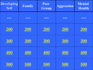 Middle Childhood Jeopardy Chapter 10