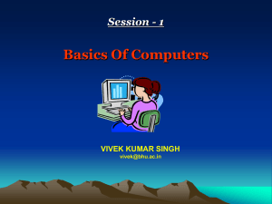 Basics Of Computers