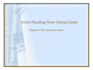 Chapter 4, Section 2 Sparta and Athens