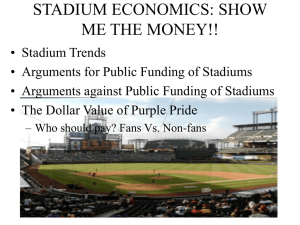 stadium economics - Colorado College