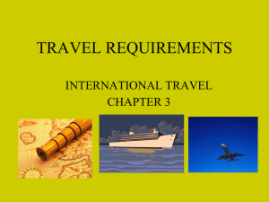 travel requirements - pambrowncorninghighschool