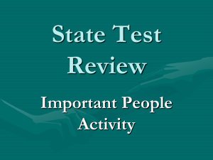 State Test Review