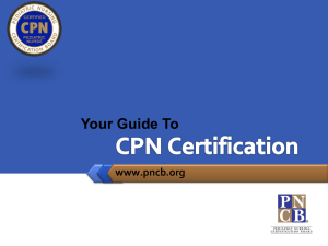 A Guide to CPN Certification Using No Pass, No Pay
