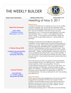 the weekly builder - Wenatchee Downtown Kiwanis Club