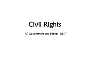 AP Govt Civil Rights - Mona Shores Public Schools