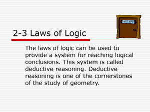 Laws of Logic