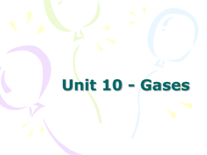 Unit 10 - Gases - Davis