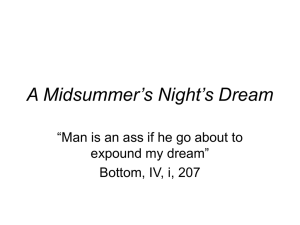 A Midsummer's Night's Dream