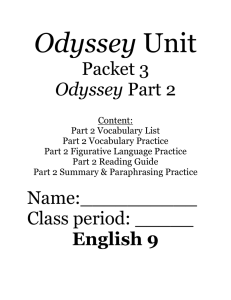 Odyssey Part 2: Summary