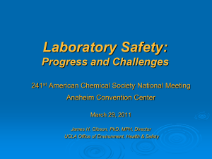 UCLA Environment, Health, & Safety Laboratory Safety CSHEMA