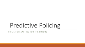Predictive Policing
