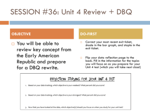36-DBQ and Unit 4 Review