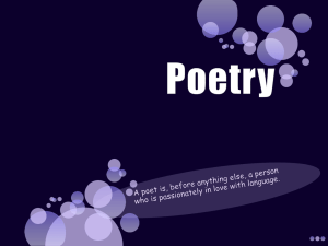 Poetry - Images