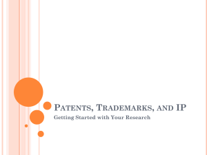 Patents, Trademarks, and IP