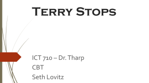 Terry Stop CBT - ICT 710 CBT Module Seth Lovitz