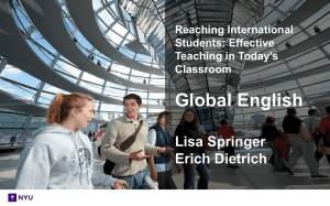 Global English PowerPoint