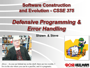 session25-CSSE375-DefensiveProgramming - Rose