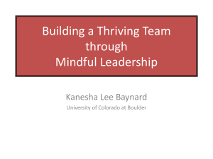 Mindful Leadership - Academic Management Institute