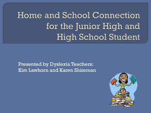 Home and School Connection
