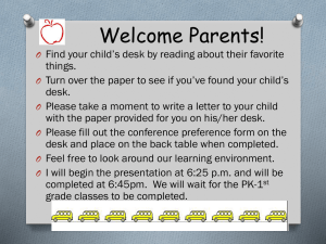 Welcome Parents! - Monroe Township School District