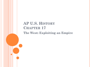 AP U.S. History Chapter 17