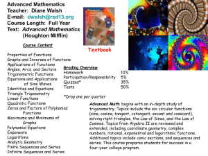 Advanced Mathematics (Houghton Mifflin)