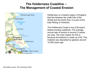 The Holderness Coastline