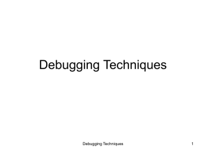 12 Debugging Techniques