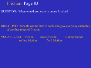 Friction Powerpoint