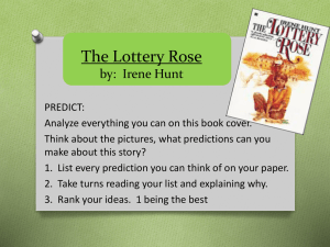 Lottery Rose 1st week PowerPoint (TP Revision)