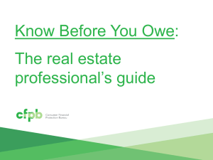 Know Before You Owe