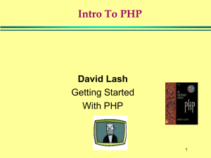 What Is PHP?