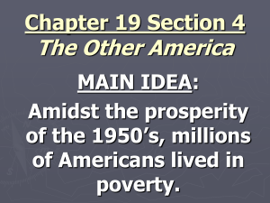 Chapter 19 Section 1 The Other America