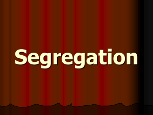 Segregation Jim Crow Laws