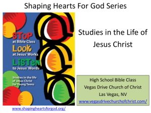 Lesson Two - Vegas Drive Church of Christ