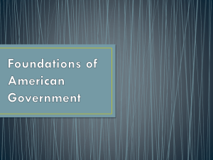 American Government Intro