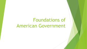 Foundations of government powerpoint