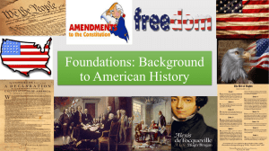 Foundations: Background to American History