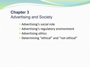 PRA204 2014-2015_Ethics and Advertising Models