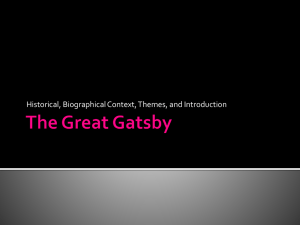 The Great Gatsby - My Teacher Pages