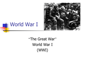 U.S. and World War I