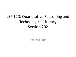 Lecture 6: Absolute and Relative Quantities - QRC