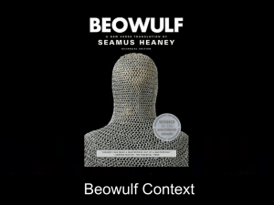 Beowulf Context (PPT)