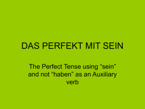 Infinitive Perfect Meaning