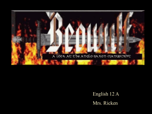 Beowulf Author Unknown