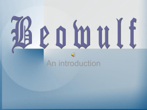 Beowulf Introductory Power Point