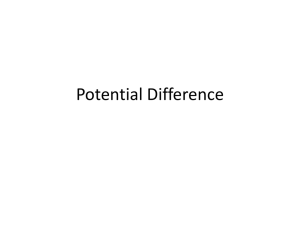 Potential Difference