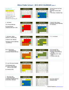 School Calendar - mb105.k12.sd.us