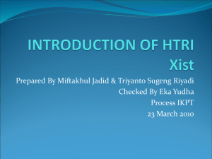 INTRODUCTION OF HTRI Xist