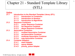 21.2.1 vector Sequence Container